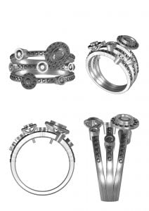 Engagement ring design