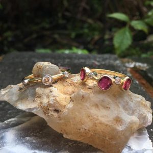 Finished Ruby stacking ring